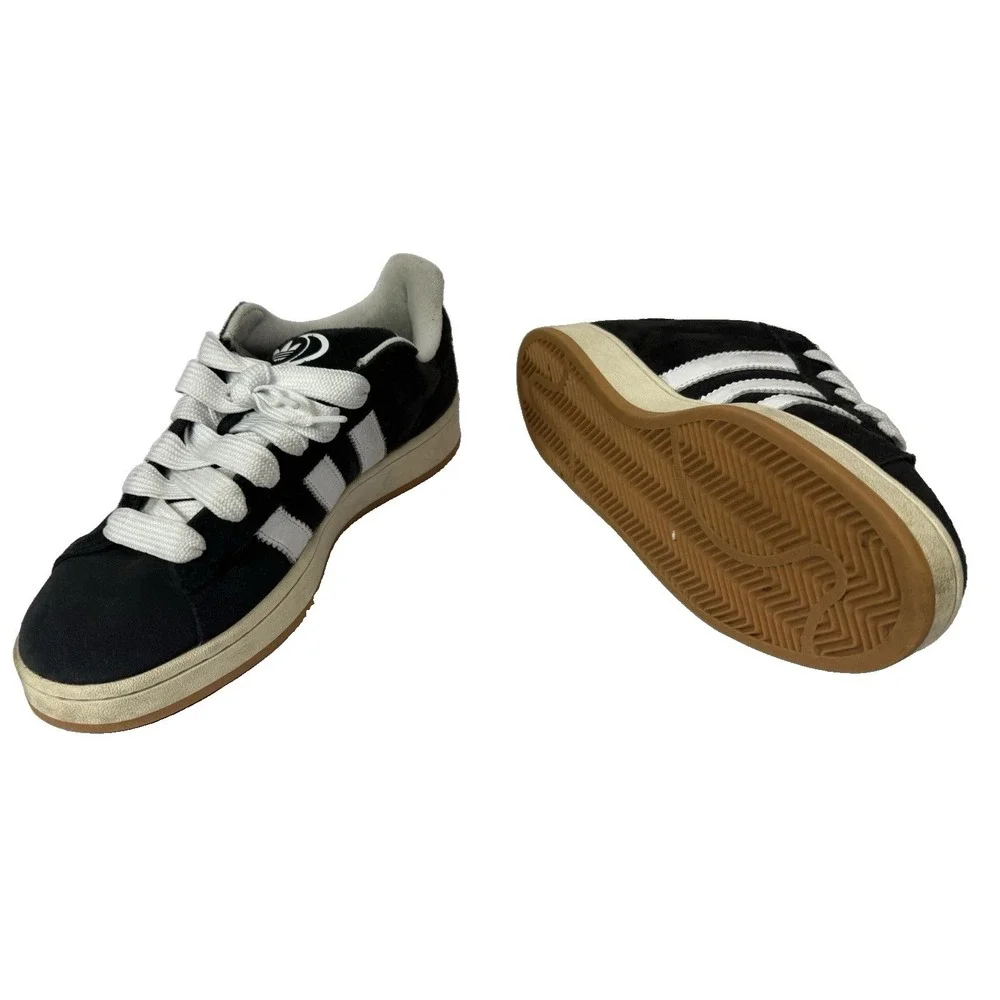 Adidas Campus 00s Men's Size 12 Shoes Black White Suede Gum Sole